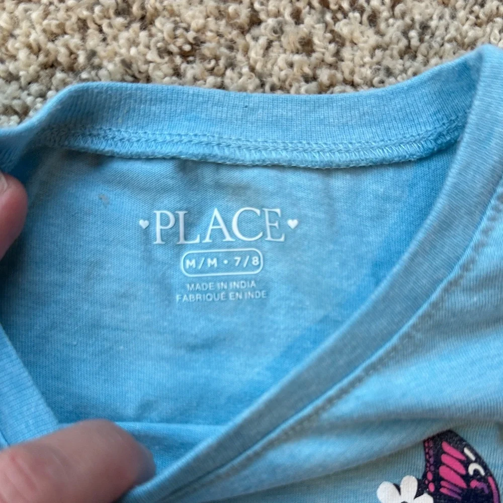 4 - Children’s Place Vibrant Graphic Tees - Pink, White, Blue, Black